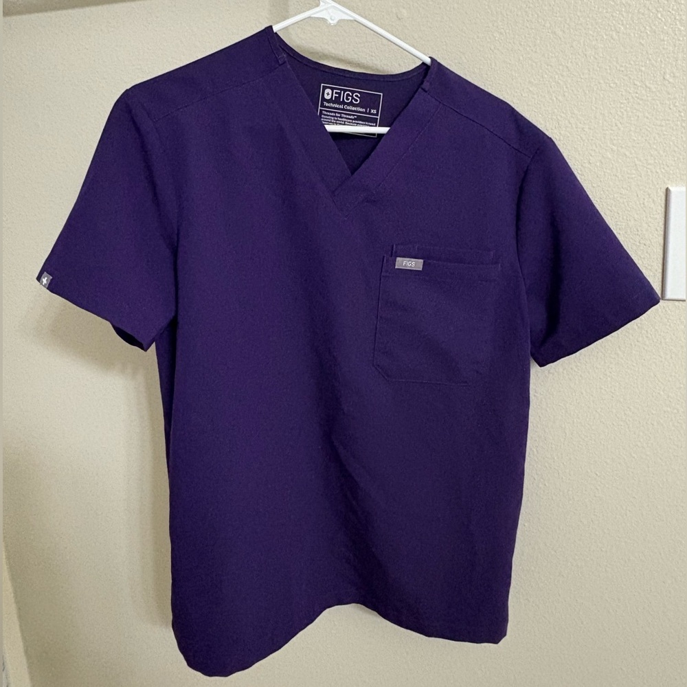FIGS purple scrub top